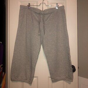 Mossimo Supply Co. light gray LOVE crop joggers size XL - barely worn